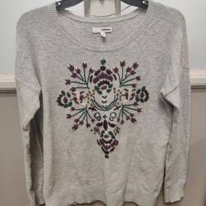 Embroidered sweater